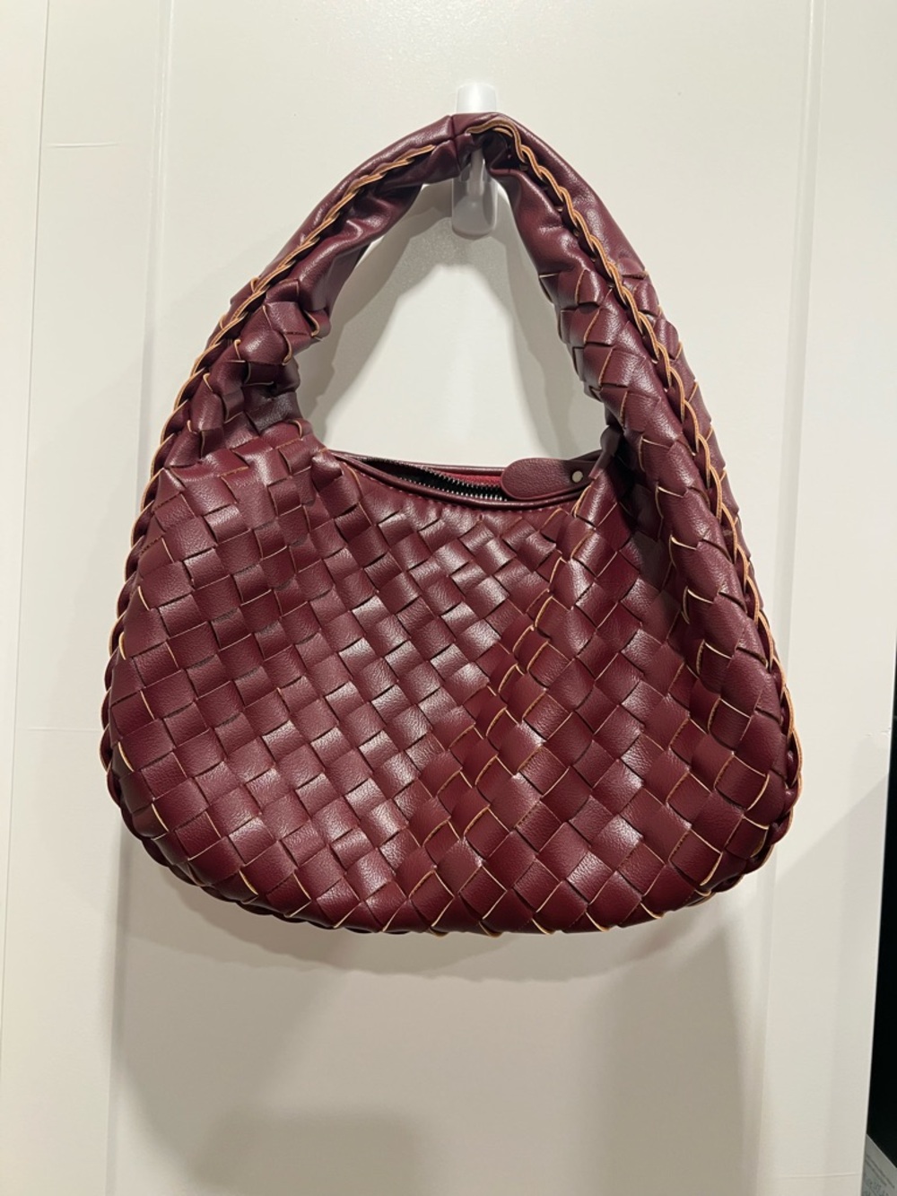 Revolve x 8 Other Reasons Emily Shoulder Bag in Cherry